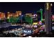 Night view of Palms Casino Resort featuring lighted casino signs and architecture at 4381 W Flamingo Rd # 2302, Las Vegas, NV 89103