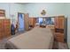 Spacious main bedroom features built in cabinetry and storage at 553 Dutchman Ave, Henderson, NV 89011