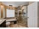 Relaxing bathroom with tub and shower at 6117 Foxcroft Ave, Las Vegas, NV 89108