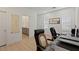 Bright office with large windows, hardwood floors, and office furniture at 6270 Lamont Hills Ave, Las Vegas, NV 89139