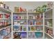 Organized pantry featuring shelving with ample storage for food and household items at 6814 Willowcroft St, Las Vegas, NV 89149