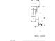 Detailed floor plan showcasing the layout of the first story with a kitchen, living room, and garage at 6925 Emerald Springs Ln, Las Vegas, NV 89113