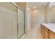 Bathroom featuring a shower and a vanity with a sink at 7649 Broadwing Dr, North Las Vegas, NV 89084