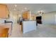 Open concept kitchen featuring modern appliances and seamless flow to the main living area at 7649 Broadwing Dr, North Las Vegas, NV 89084