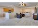 Spacious and comfortable living area, conveniently connected to the kitchen and other living spaces at 7649 Broadwing Dr, North Las Vegas, NV 89084