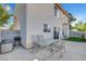 Outdoor patio area with grill and ample space for entertaining guests at 7721 Sour Gum Ct, Las Vegas, NV 89131