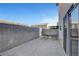 Private patio space with block wall, ideal for outdoor dining and relaxation at 7721 Sour Gum Ct, Las Vegas, NV 89131