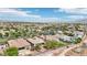 Expansive aerial view of a community with well-maintained homes, green spaces, and scenic desert surroundings at 8316 Imperial Lakes St, Las Vegas, NV 89131