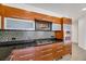 Gourmet kitchen detail with stainless steel appliances and modern tile backsplash at 900 Las Vegas Blvd # 1014, Las Vegas, NV 89101