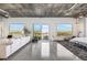 Open-concept living space with exposed ceilings, great light, and city views at 900 Las Vegas Blvd # 1014, Las Vegas, NV 89101