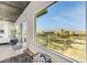 Bright living room featuring concrete ceilings and expansive windows with city views at 900 Las Vegas Blvd # 1014, Las Vegas, NV 89101