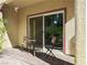 Relaxing outdoor space with outdoor seating, perfect for enjoying morning coffee or afternoon tea at 985 Via Lombardi Ave, Henderson, NV 89011