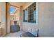 An airy outdoor patio offers a relaxing space with sunlight and open air to enjoy the weather at 9901 Trailwood Dr # 2109, Las Vegas, NV 89134