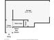 Here is the floor plan and layout of the garage, foyer, stairs, and closet at 9901 Trailwood Dr # 2109, Las Vegas, NV 89134