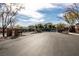Gated community entrance with well-maintained landscaping at 10417 Artful Stone Ave, Las Vegas, NV 89149