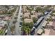Aerial view of a condo community with covered parking and landscaped grounds at 1201 Sulphur Springs Ln # 101, Las Vegas, NV 89128