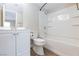 Well-maintained bathroom featuring a shower-tub combo and vanity at 1201 Sulphur Springs Ln # 101, Las Vegas, NV 89128