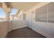Private balcony offering an outdoor space with privacy screen at 1316 Driscoll Dr # 201, Las Vegas, NV 89128