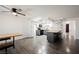 Open floor plan with kitchen, dining area and living space at 1316 Driscoll Dr # 201, Las Vegas, NV 89128