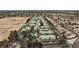 Large aerial view showing the well-planned community layout, including common spaces and neighborhood amenities at 1509 Linnbaker Ln # 203, Las Vegas, NV 89110