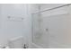 The bathroom includes a walk-in shower with a glass door and tile surround at 1509 Linnbaker Ln # 203, Las Vegas, NV 89110