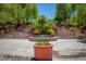 Beautifully landscaped courtyard featuring tiered stairs and decorative planters at 17 Grand Corniche Dr, Henderson, NV 89011