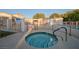 Inviting hot tub surrounded by a secure fence, perfect for relaxation and community enjoyment at 1800 Edmond St # 115, Las Vegas, NV 89146