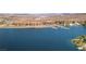 Beautiful view from lake to community featuring waterfront condos and private docks for boating at 20 Via Mantova # 306, Henderson, NV 89011