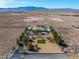 Spacious estate showcasing the home, desert landscape, and mountain views at 2500 S Zephyr Ave, Pahrump, NV 89048