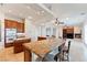 This kitchen offers generous counter space, custom cabinets, and is open to the living area, perfect for entertaining at 2500 S Zephyr Ave, Pahrump, NV 89048