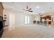 Open concept living area with kitchen and dining area visible at 2500 S Zephyr Ave, Pahrump, NV 89048
