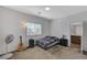 Cozy bedroom featuring a bed, nightstands, and a full ensuite bathroom at 2796 Sipe Springs St, Las Vegas, NV 89142