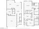 Detailed floor plan showcasing the layout of the home's two floors, including dimensions of each room at 2796 Sipe Springs St, Las Vegas, NV 89142