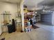 Large two-car garage providing plenty of space for storage and room for parking automobiles at 2809 Winslow Springs Dr, Henderson, NV 89052