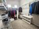 Spacious walk-in closet with shelving and carpeted floors providing ample storage at 2809 Winslow Springs Dr, Henderson, NV 89052