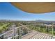 Balcony with an amazing panoramic view of city and landscape at 3111 Bel Air Dr # 18B, Las Vegas, NV 89109