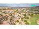 Stunning aerial view of South Shore community, showcasing beautiful homes, golf course, and lake views at 32 Cerchio Basso, Henderson, NV 89011