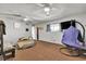 Cozy bedroom with ceiling fan, comfortable beds, and ample natural light at 3845 S Torrey Pines Dr, Las Vegas, NV 89103