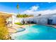 Inviting backyard pool and spa area, perfect for relaxation and outdoor enjoyment with ample seating at 4471 Wisconsin Ave, Las Vegas, NV 89104