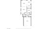 Open concept first floor floor plan with kitchen, living room, Gathering room, dining area, garage, and laundry at 4846 Lone Grove Dr, Las Vegas, NV 89139