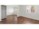 Bedroom with a sliding mirrored closet at 5250 S Rainbow Blvd # 1029, Las Vegas, NV 89118