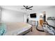 Bedroom with access to an en-suite bathroom at 5631 Hill Cliff Ct, North Las Vegas, NV 89031