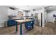Beautiful kitchen with stainless steel appliances and a center island at 5631 Hill Cliff Ct, North Las Vegas, NV 89031