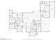 Detailed floor plan showcasing the layout of the home, including the living room, bedrooms, and bathrooms at 5855 St Ebbes Ct, Las Vegas, NV 89131