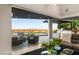 Seamless indoor/outdoor living with large patio, dining area and city views at 6194 Stone Rise St, Las Vegas, NV 89135