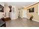 Inviting entryway with neutral walls, modern tile flooring, and ample natural light at 6409 Dundock Ave, Las Vegas, NV 89122