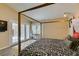 Spacious main bedroom with natural light and modern accents at 7217 Mission Hills Dr, Las Vegas, NV 89113