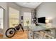 Office features modern desk, task chair and built in shelving at 130 Twin Towers Ave, Las Vegas, NV 89123