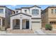 Charming two-story home with attached garage and covered front porch at 1316 Oak Village Ave, Las Vegas, NV 89183