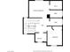 Second story floor plan featuring bedrooms, bathrooms, laundry, and a walk in closet at 1316 Oak Village Ave, Las Vegas, NV 89183